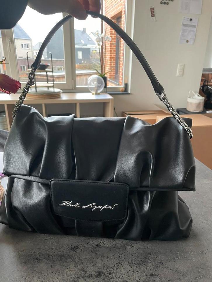 Karl Lagerfeld handtas, Handtassen en Accessoires, Tassen | Damestassen, Zo goed als nieuw, Handtas, Ophalen of Verzenden