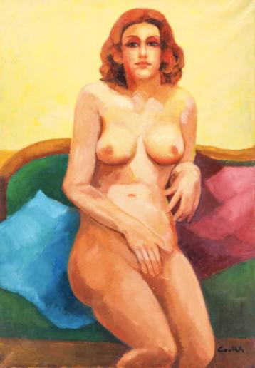 Jan Cockx (1891-1976): Naakt (O/D, 70 x 100 cm) beschikbaar voor biedingen