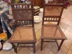 2 chaises en bois, Twee, Gebruikt, Hout, Ophalen
