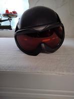 Zwarte skiërs helm met zonnebril, Ophalen, Zo goed als nieuw, Ski