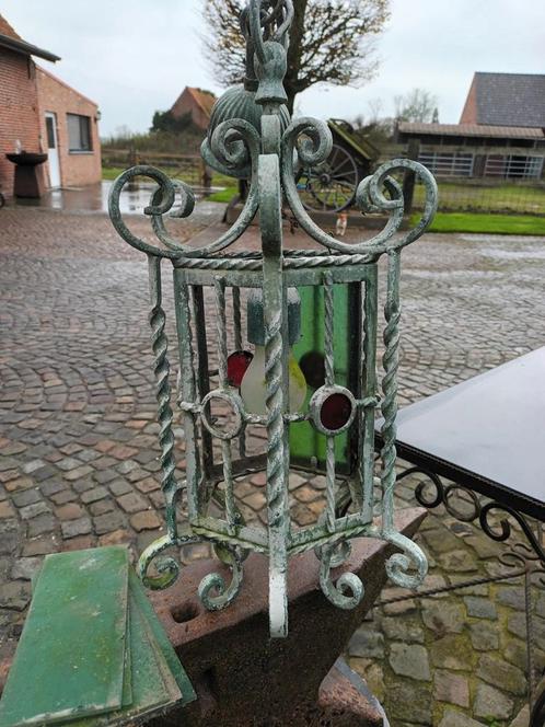 Prachtig te restaureren hang lantaarn, Antiek en Kunst, Antiek | Verlichting, Ophalen