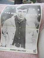 poster johnny Hallyday, Ophalen of Verzenden, Gebruikt, Muziek