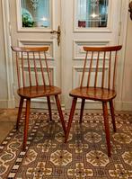 Vintage houten spijlenstoelen, Ophalen