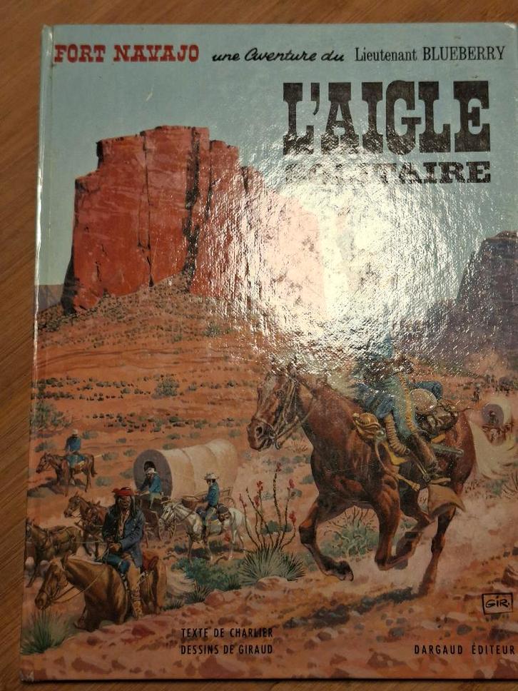 BD BLUEBERRY L'AIGLE SOLITAIRE REED 3a1971, Livres, BD, Utilisé, Une BD, Enlèvement ou Envoi