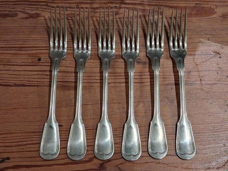 Couverts anciens en argent, Antiquités & Art, Antiquités | Couverts, Enlèvement ou Envoi