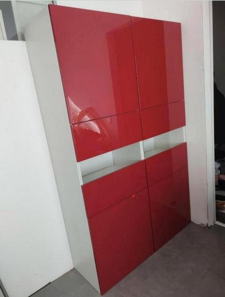 6 kastdeuren Besta / Lappviken, Huis en Inrichting, Kasten | Wandmeubels, Ophalen