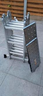 Vouwladder 4x3 met steunbalken, Ophalen, Zo goed als nieuw
