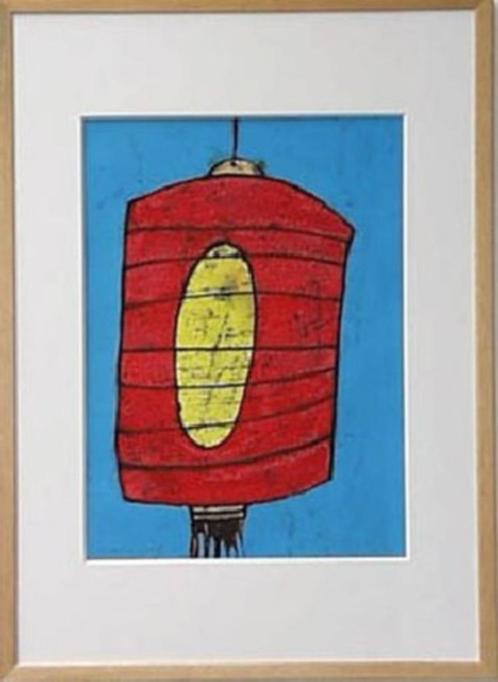 Kunsthandel Gennep - "Chines Delight I", Antiek en Kunst, Kunst | Schilderijen | Modern, Ophalen of Verzenden