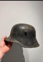 Wo1 Duitse helm, Verzamelen, Ophalen of Verzenden