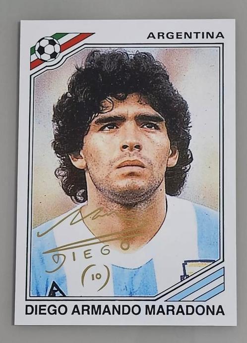 Panini Argentinië Megakaart Maradona 1986 #78/100 +90 envelo, Verzamelen, Stickers, Nieuw, Sport, Verzenden