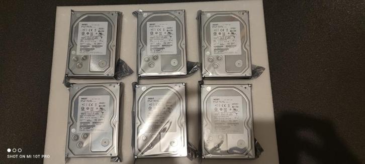 lot de 6 HITACHI 2TB=12Tb 7.2K SAS  3.5"  HUS723020ALS640, Computers en Software, Harde schijven, Gebruikt, Server, Intern, HDD