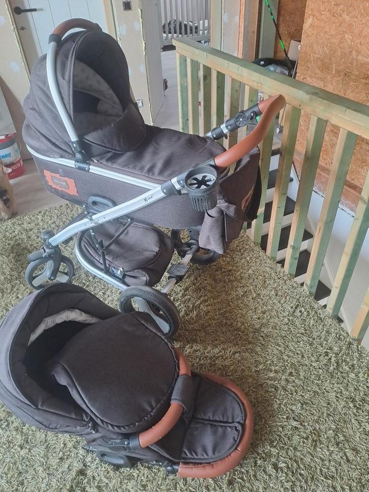 K-one buggy/kinderwagen, Enfants & Bébés, Buggys, Comme neuf, Autres marques, Protection de pluie, Dossier réglable, Couverture pieds