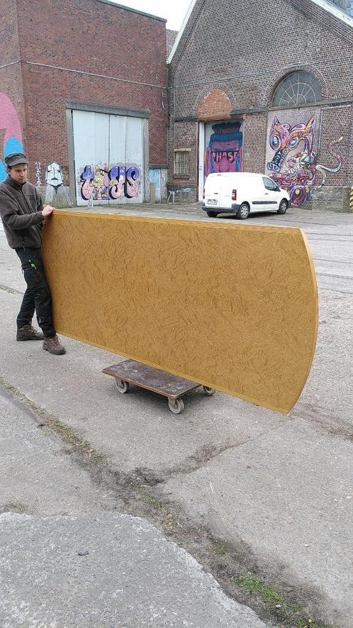 Groot bureaublad / paneel met uniek houtpatroon, Huis en Inrichting, Tafelonderdelen, Gebruikt, Tafelblad, 200 cm of meer, 100 tot 150 cm