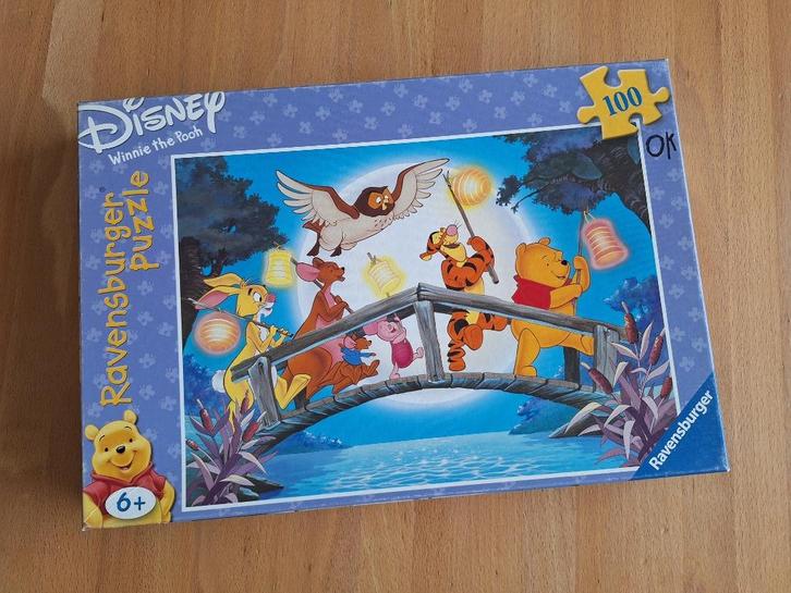 ✪ Puzzel Ravensburger Winnie the pooh - 100st, Kinderen en Baby's, Speelgoed | Kinderpuzzels, Zo goed als nieuw, Meer dan 50 stukjes