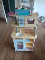 houten speelkeuken + keukengerei, Kinderen en Baby's, Ophalen, Gebruikt, Speelkeuken