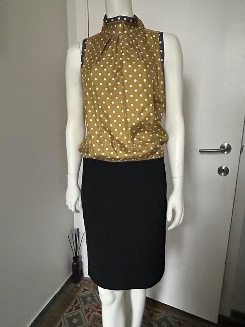 Marc Cain mouwloze jurk zijde viscose 5 of FR42, Kleding | Dames, Jurken, Ophalen of Verzenden