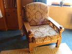 fauteuil en chêne massif vintage,, Antiquités & Art, Enlèvement