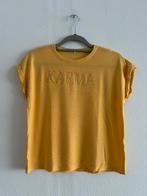 Gele t-shirt Name-it maat 134-140, Kinderen en Baby's, Kinderkleding | Maat 134, Meisje, Name it, Ophalen of Verzenden, Zo goed als nieuw
