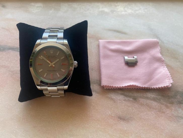 Rolex Oyster Milgauss - Automaat, Handtassen en Accessoires, Horloges | Heren, Zo goed als nieuw, Polshorloge, Rolex, Staal, Staal