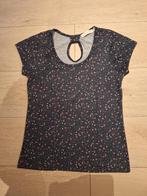 T-shirt, merk Lola Liza, maat S, donkerblauw met bloemetjes, Kleding | Dames, T-shirts, Ophalen, Nieuw, Korte mouw, Maat 36 (S)