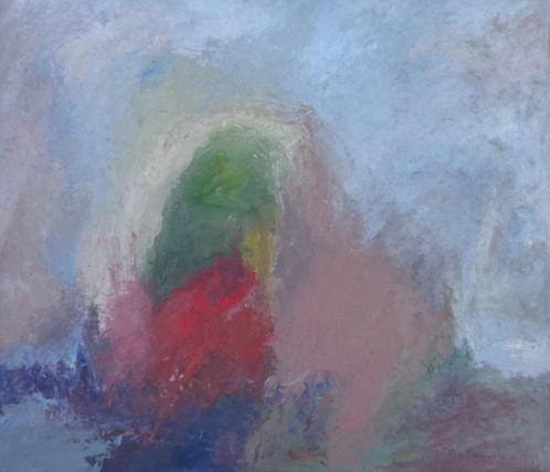 GEO SEMPELS / ABSTRACTIE / OLIEVERF PANEEL / 125x146cm KADER, Antiek en Kunst, Kunst | Schilderijen | Abstract, Ophalen