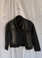 Jeansvest zwart 122, Kinderen en Baby's, Kinderkleding | Maat 122, Ophalen of Verzenden, Zo goed als nieuw
