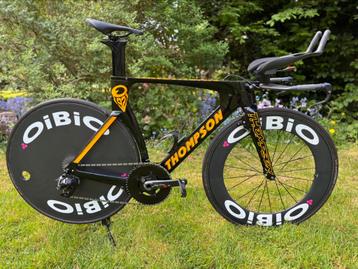 Thompson Airstream TT triatlon fiets maat M Sram AXS Quarq, Enlèvement, Utilisé, Carbone