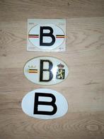 3 afkortingen „B” uit België, nieuwe, Auto diversen, Kentekenplaathouders, Ophalen of Verzenden