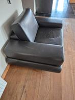 Leren zetel, Ophalen of Verzenden, Zo goed als nieuw, Bruin