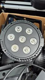 LED PAR SPOTS RGBW 7X6W 9ST, Musique & Instruments, Comme neuf, Enlèvement ou Envoi, Commande sonore, Lumières