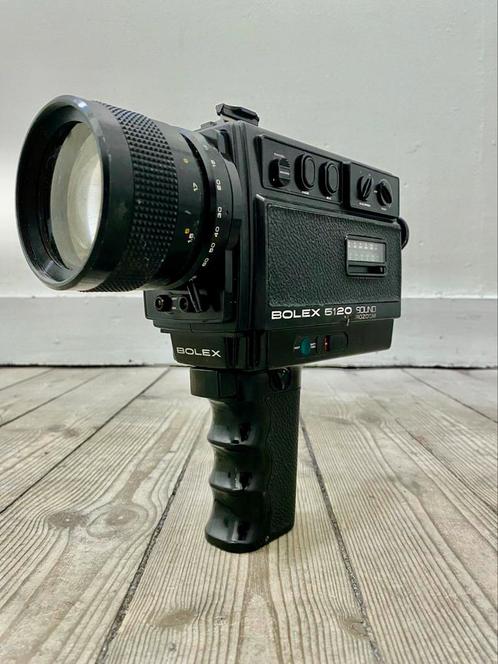 Bolex 5120 (1976) met koffer, Audio, Tv en Foto, Videocamera's Analoog, Camera, 8mm, Ophalen of Verzenden