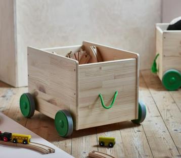 Ikea Flisat speelgoedkist op wielen NIEUW beschikbaar voor biedingen