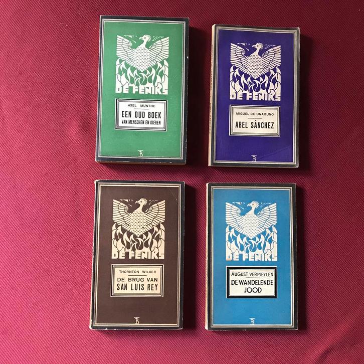 Letterkundige reeks De Feniks, uitgeverij Het Kompas, Antiek en Kunst, Antiek | Boeken en Manuscripten, Ophalen of Verzenden