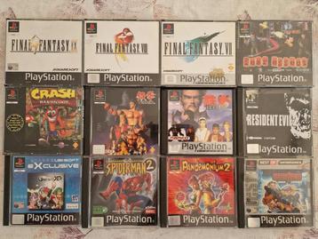 Verschillende Ps1 games te koop. beschikbaar voor biedingen