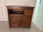 Eiken tv kast, Ophalen, Gebruikt, Eikenhout, 50 tot 100 cm