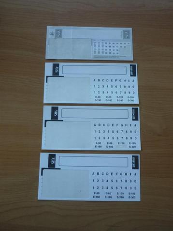 Gratis VHS videocassette stickers, Enlèvement ou Envoi