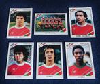 6 versch. Panini stickers voetbal ' WK Mex 1986 - Portugal ', Enlèvement ou Envoi, Neuf, Plusieurs autocollants
