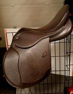 Le Tec tekna zadel bruin 17.5 . Zeer goed onderhouden, Dieren en Toebehoren, Ophalen, Zo goed als nieuw, Springen