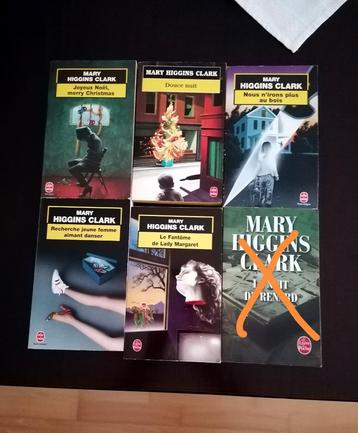 Mary Higgins Clark paperbackpakket van 6  beschikbaar voor biedingen