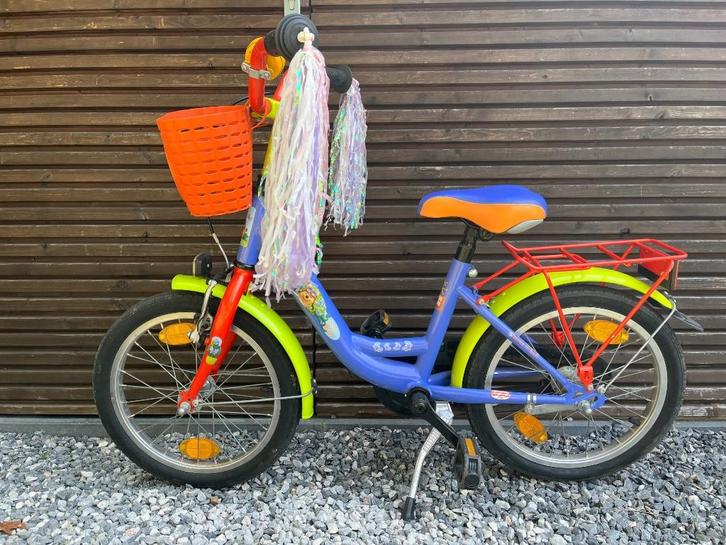 BIKE FUN KIDS, leuke fiets 16 inch Winnie the Pooh, Fietsen en Brommers, Fietsen | Kinderfietsjes, 16 tot 20 inch, Zijwieltjes