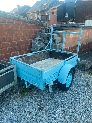 Petite remorque a restaurer mais roule !!! 195€ a dis, Autos : Divers, Remorques, Enlèvement, Utilisé