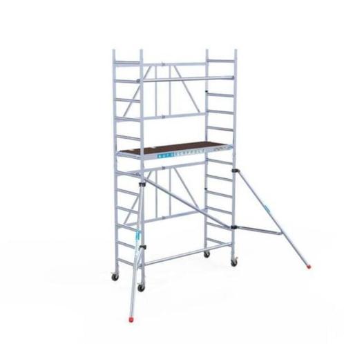 Combi vouwsteiger 0.75x1.90x4,5m WerkHoogte € 826 ex BTW, Doe-het-zelf en Bouw, Ladders en Trappen, Nieuw, Ophalen