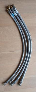 4 Fixaflex flexibele slangen 100cm, Doe-het-zelf en Bouw, Sanitair, Ophalen of Verzenden, Nieuw, Inox