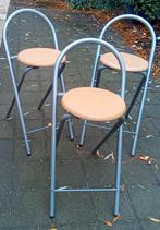 Tabouret 3 stuks voor 15 euro, Huis en Inrichting, Barkrukken, Ophalen, Gebruikt, Met voetsteun, 60 tot 90 cm