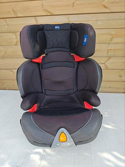 Chicco Autostoel Oasys 2-3 Fixplus Evo Jet Black, Kinderen en Baby's, Autostoeltjes, Gebruikt, Chicco, 15 t/m 36 kg, Autogordel of Isofix