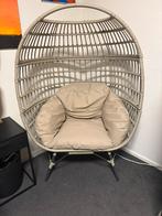 Ei vormige stoel te koop, Huis en Inrichting, Stoelen, Ophalen, Riet of Rotan, Zo goed als nieuw, Eén
