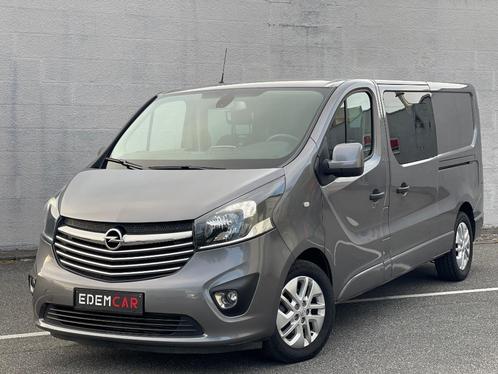 Opel Vivaro Dubbele Cabine Long chassis Bi-Turbo 145 PK, Auto's, Bestelwagens en Lichte vracht, Bedrijf, Te koop, ABS, Achteruitrijcamera