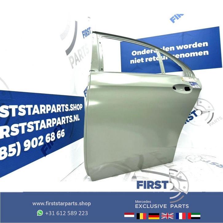 W213  DEUR LINKSACHTER PORTIER KAAL LINKS ACHTER A2137300105, Auto-onderdelen, Carrosserie, Deur, Mercedes-Benz, Achter, Links