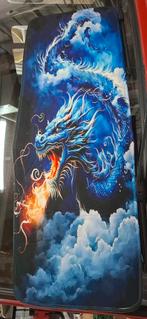 Fantasie draak op tapijt /onderlegger/wandtapijt, Enlèvement ou Envoi, Comme neuf