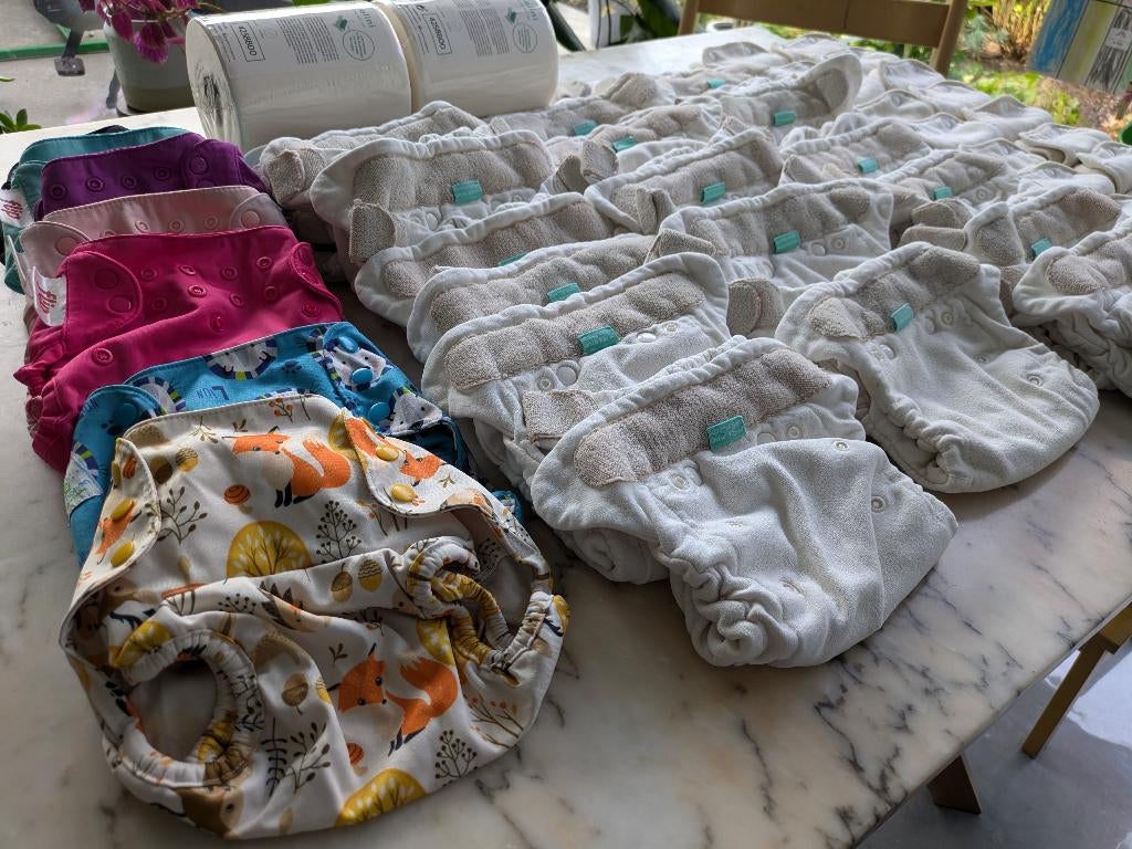 20 wasbare luiers Totsbots Bamboozle, Kinderen en Baby's, Badjes en Verzorging, Gebruikt, Overige typen, Overige merken, Ophalen